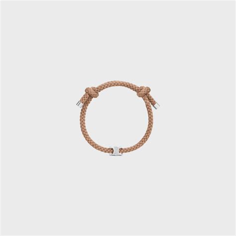 celine triomphe thin beach bracelet|Triomphe Beach Bracelet in Acrylic and Brass with Rhodium .